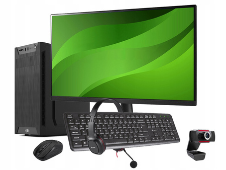 SPCX KOMPUTER Z MONITOREM 24'' i5-12400 16GB SSD 4TB DVD