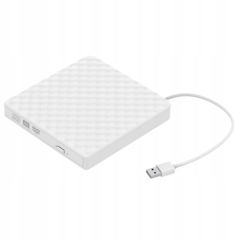 ZEWNĘTRZNA BIAŁA NAGRYWARKA USB DVD/CD-RW KRUX KRX0123