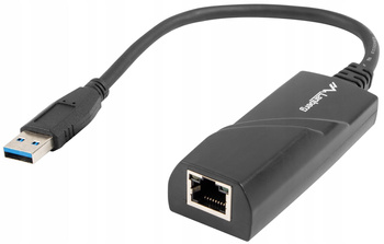 KARTA SIECIOWA LANBERG USB 3.0 TO GIGABIT ETHERNET RJ-45 ADAPTER