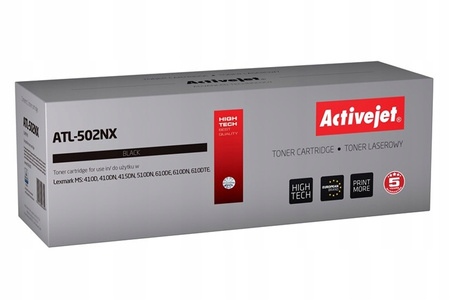 TONER ACTIVEJET ATL-502NX LEXMARK BLACK CZARNY