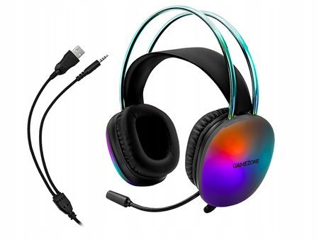 SŁUCHAWKI Z MIKROFONEM TRACER GAMEZONE GZ X2 RGB
