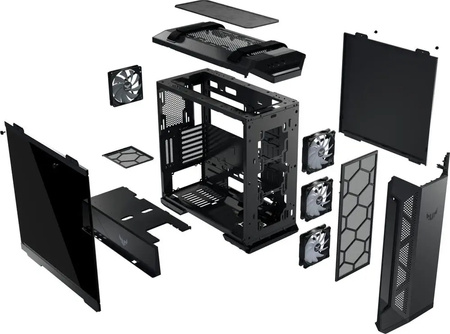 OBUDOWA ASUS TUF GAMING CASE GT501 MIDI TOWER ATX