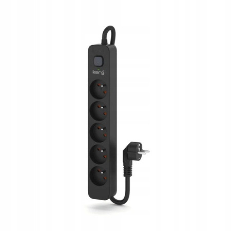 LISTWA PRZEDŁUŻACZ Z WŁĄCZNIKIEM KERG 3m 5x230V M02517