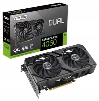 KARTA GRAFICZNA ASUS GEFORCE RTX 4060 DUAL EVO OC 8GB GDDR6