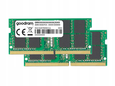 PAMIĘĆ RAM DDR4 GOODRAM 32GB 2400MHz 2x16GB SODIMM