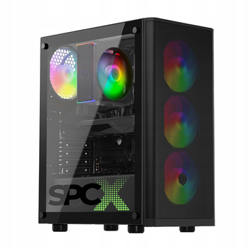 KOMPUTER GAMINGOWY SPCX i5-12400 16GB DDR4 RTX3050 SSD 2TB ARGB W11PRO