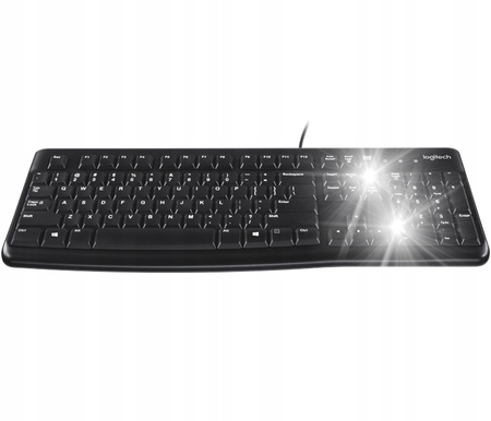 KLAWIATURA MEMBRANOWA LOGITECH K120 USB CZARNA