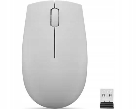 MYSZ BEZPRZEWODOWA LENOVO COMPACT 300 SZARA OPTYCZNA 1000 DPI