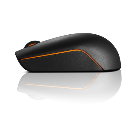 MYSZ BEZPRZEWODOWA LENOVO COMPACT 300 CZARNA OPTYCZNA 1000 DPI