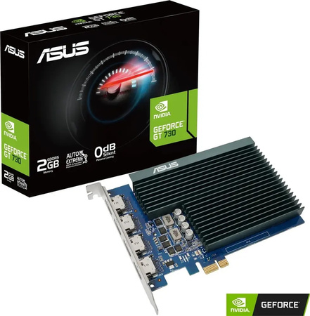 KARTA GRAFICZNA ASUS GEFORCE GT 730 2GB GDDR5 4x HDMI