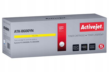 TONER ACTIVEJET ATK-8600YN KYOCERA YELLOW ŻÓŁTY