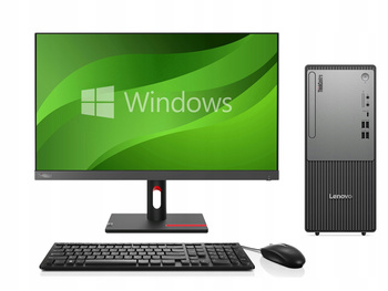 KOMPUTER LENOVO N50t i5-14400 16GB DDR5 SSD 4TB DVD W11PRO + MONITOR 24''