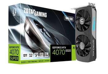 KARTA GRAFICZNA ZOTAC GAMING GEFORCE RTX 4070 SUPER TWIN EDGE 12GB DDR6X