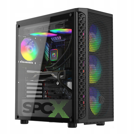 KOMPUTER GAMINGOWY SPCX i7-12700K 32GB DDR4 RTX4060 SSD 1TB ARGB