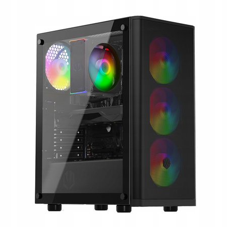 KOMPUTER GAMINGOWY SPCX i5-12400 64GB DDR4 RTX4060Ti SSD 4TB ARGB