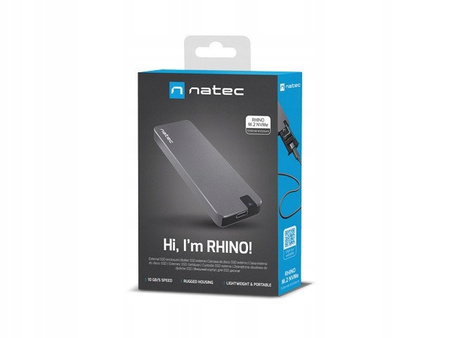 KIESZEŃ OBUDOWA NATEC RHINO M.2 NVMe USB-C USB 3.1