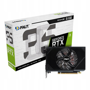 KARTA GRAFICZNA PALIT GEFORCE RTX 3050 STORMX 6GB GDDR6