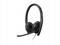 CZARNE SŁUCHAWKI Z MIKROFONEM LENOVO WIRED ANC HEADSET GEN 2